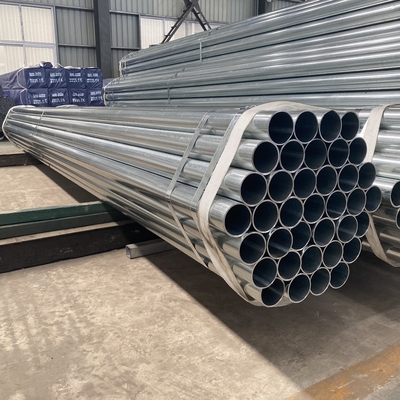 뜨거운 침지된 직류 전기로 자극된 GI 파이프 ASTM 0.3-2.2mm을 구축하는 Q235 40-60g/M2 아연 아연 도금 강관