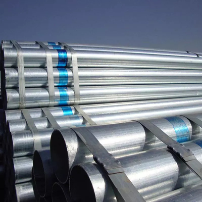 ASTM GB 아연 도금 강관 JIS EN 1-12m ISO9001 Z40-Z600g/M2