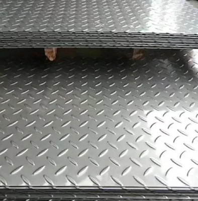 금속 지붕을 위한 ASTM DX51D Z181-Z275 가득 차있는 단단한 T 유형/눈물 하락 Gi 체크 무늬 판