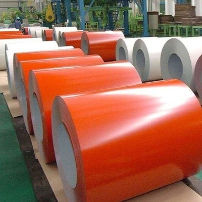 1.2 밀리미터는 코팅된 편평형 시트 빨간색 코팅된 지붕 시트 BS ASTM GB를 착색합니다