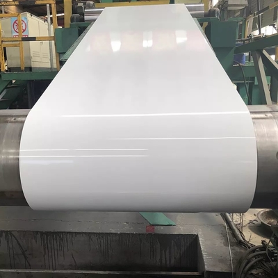 화이트보드를 만들기 위한 Z200 Prepainted 직류 전기를 통한 백색 색깔 PPGI 강철 코일