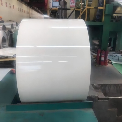 럴 9010 색깔있는 기채색 아연도강 코일 PPGI 0.2 밀리미터 Ｘ 1220 밀리미터 4ft Ｘ 8ft