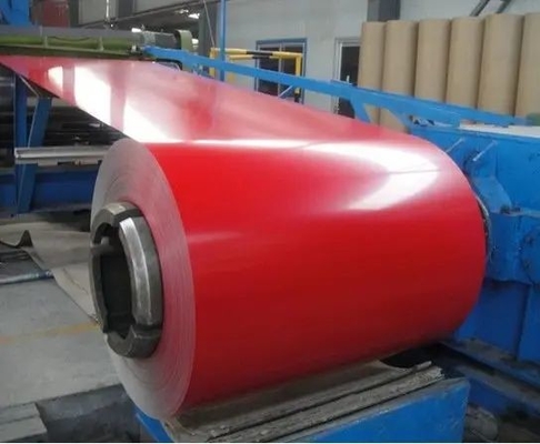 ASTM A36 기채색 PPGL PPGI 코팅강 코일 박판 금속 폭 1200 밀리미터 1250 밀리미터