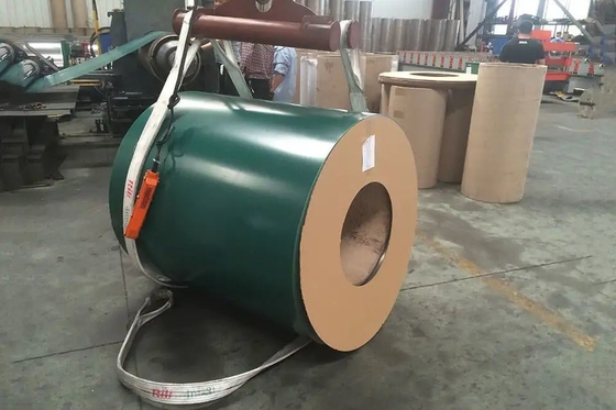 ASTM A36 기채색 PPGL PPGI 코팅강 코일 박판 금속 폭 1200 밀리미터 1250 밀리미터