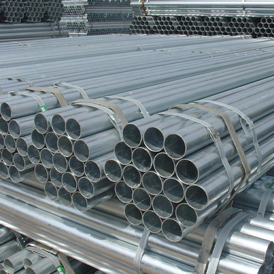 ISO9001 Q195 Q345 재료 가연 철강 파이프 건설용 핫 디프