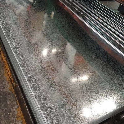 Z180 Z275 진열 된 철강 잎 밀 엣지 최소 스팡글 ISO 인증서